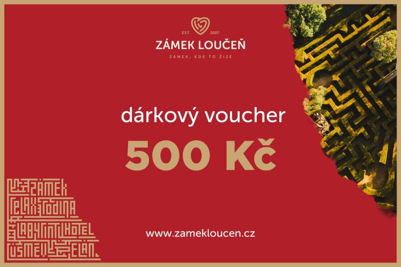 Dárkový poukaz na 500 Kč